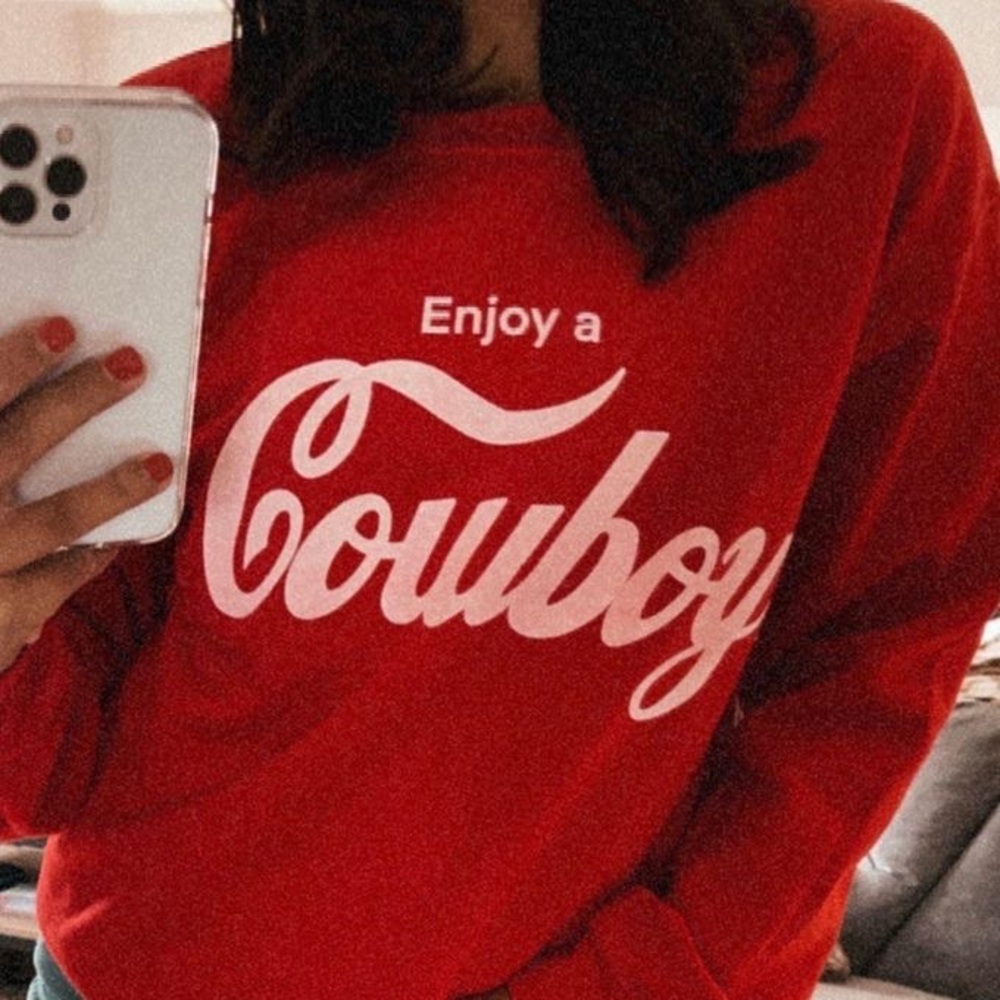 "Enjoy a Cowboy" Crewneck